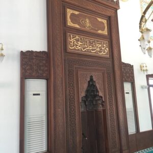 Şile Hasan Özyenice Cami ahşap uygulaması