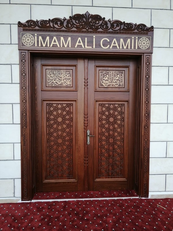 Tekirdağ Kapaklı İmam Ali Cami ahşap uygulaması